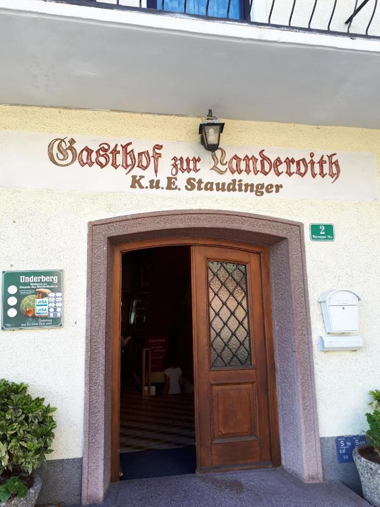 Gasthof Mit Seeterasse & Appartements Zur Landeroith Вайрег Экстерьер фото